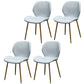 PU Leather Scandinavian Restaurant Side Chair Parsons Matte Finish Dining Chair Light Blue 4 Piece Set Brass Gold Clearhalo ' kitchen&dining_furn' 'Dining Chairs' 'Dining Tables & Seating' 'dining_chair' 'furn' 'furn_dining_chair' 'Furniture' 'furniture_dining_chair' 'Kitchen & Dining Furniture' 'kitchen' 3825793