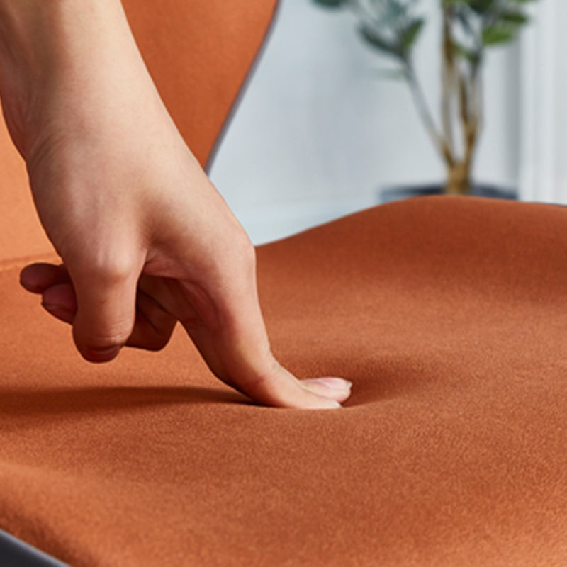 Home Scandinavian Side Chair Solid Back Upholstered Metal Dining Room Chair Clearhalo ' kitchen&dining_furn' 'Dining Chairs' 'Dining Tables & Seating' 'dining_chair' 'furn' 'furn_dining_chair' 'Furniture' 'furniture_dining_chair' 'Kitchen & Dining Furniture' 'kitchen' 3825809