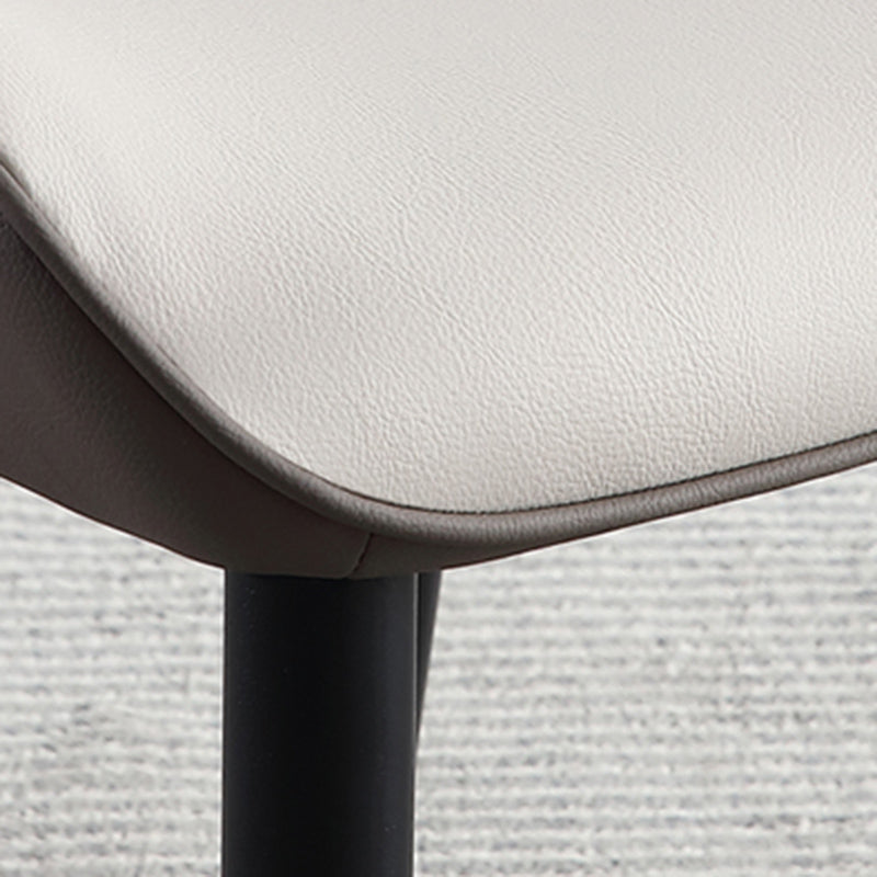 Contemporary Metal Dining Room Chairs Wingback Side Armchair for Home Use Clearhalo ' kitchen&dining_furn' 'Dining Chairs' 'Dining Tables & Seating' 'dining_chair' 'furn' 'furn_dining_chair' 'Furniture' 'furniture_dining_chair' 'Kitchen & Dining Furniture' 'kitchen' 3825876