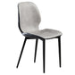 Upholstered Contemporary Restaurant Side Chair Matte Finish Parsons Dining Chair Grey 1 Piece Clearhalo ' kitchen&dining_furn' 'Dining Chairs' 'Dining Tables & Seating' 'dining_chair' 'furn' 'furn_dining_chair' 'Furniture' 'furniture_dining_chair' 'Kitchen & Dining Furniture' 'kitchen' 3825886