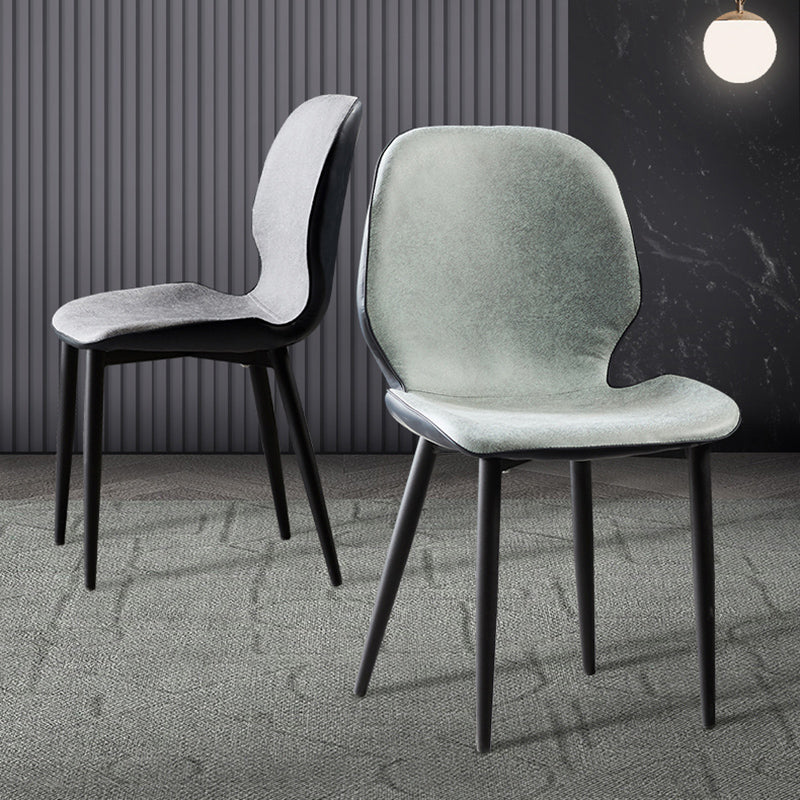 Upholstered Contemporary Restaurant Side Chair Matte Finish Parsons Dining Chair Clearhalo ' kitchen&dining_furn' 'Dining Chairs' 'Dining Tables & Seating' 'dining_chair' 'furn' 'furn_dining_chair' 'Furniture' 'furniture_dining_chair' 'Kitchen & Dining Furniture' 'kitchen' 3825901