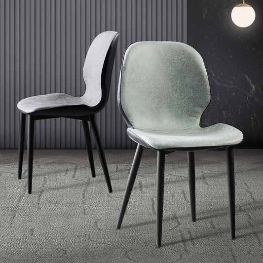 Upholstered Contemporary Restaurant Side Chair Matte Finish Parsons Dining Chair Clearhalo ' kitchen&dining_furn' 'Dining Chairs' 'Dining Tables & Seating' 'dining_chair' 'furn' 'furn_dining_chair' 'Furniture' 'furniture_dining_chair' 'Kitchen & Dining Furniture' 'kitchen' 3825901