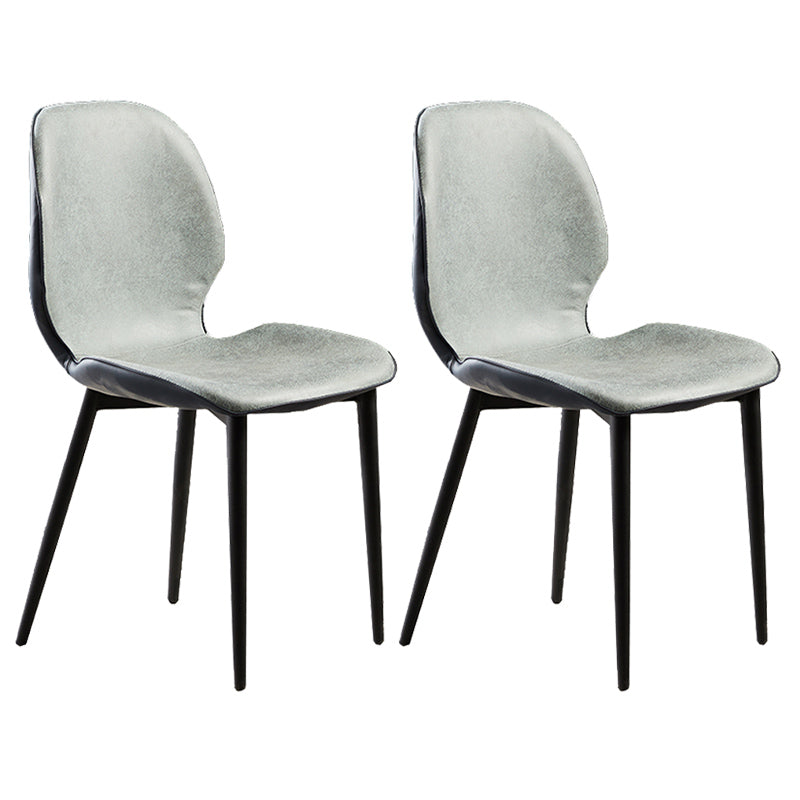 Upholstered Contemporary Restaurant Side Chair Matte Finish Parsons Dining Chair Green 2 Piece Set Clearhalo ' kitchen&dining_furn' 'Dining Chairs' 'Dining Tables & Seating' 'dining_chair' 'furn' 'furn_dining_chair' 'Furniture' 'furniture_dining_chair' 'Kitchen & Dining Furniture' 'kitchen' 3825905