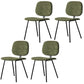 Home Scandinavian Side Chair Open Back Upholstered Metal Dining Room Chair Blackish Green 4 Piece Set Clearhalo ' kitchen&dining_furn' 'Dining Chairs' 'Dining Tables & Seating' 'dining_chair' 'furn' 'furn_dining_chair' 'Furniture' 'furniture_dining_chair' 'Kitchen & Dining Furniture' 'kitchen' 3825910