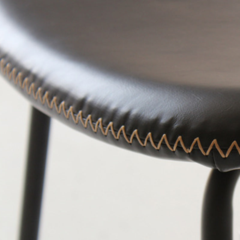 Home Scandinavian Side Chair Open Back Upholstered Metal Dining Room Chair Clearhalo ' kitchen&dining_furn' 'Dining Chairs' 'Dining Tables & Seating' 'dining_chair' 'furn' 'furn_dining_chair' 'Furniture' 'furniture_dining_chair' 'Kitchen & Dining Furniture' 'kitchen' 3825919