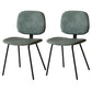 Home Scandinavian Side Chair Open Back Upholstered Metal Dining Room Chair Blue 2 Piece Set Clearhalo ' kitchen&dining_furn' 'Dining Chairs' 'Dining Tables & Seating' 'dining_chair' 'furn' 'furn_dining_chair' 'Furniture' 'furniture_dining_chair' 'Kitchen & Dining Furniture' 'kitchen' 3825920