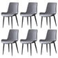 Leather Contemporary Restaurant Side Chair Parsons Matte Finish Dining Chair Light Gray 6 Piece Set Clearhalo ' kitchen&dining_furn' 'Dining Chairs' 'Dining Tables & Seating' 'dining_chair' 'furn' 'furn_dining_chair' 'Furniture' 'furniture_dining_chair' 'Kitchen & Dining Furniture' 'kitchen' 3825966