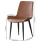 Leather Contemporary Restaurant Side Chair Parsons Matte Finish Dining Chair Clearhalo ' kitchen&dining_furn' 'Dining Chairs' 'Dining Tables & Seating' 'dining_chair' 'furn' 'furn_dining_chair' 'Furniture' 'furniture_dining_chair' 'Kitchen & Dining Furniture' 'kitchen' 3825976