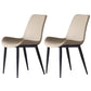 Leather Contemporary Restaurant Side Chair Parsons Matte Finish Dining Chair Khaki 2 Piece Set Clearhalo ' kitchen&dining_furn' 'Dining Chairs' 'Dining Tables & Seating' 'dining_chair' 'furn' 'furn_dining_chair' 'Furniture' 'furniture_dining_chair' 'Kitchen & Dining Furniture' 'kitchen' 3825985