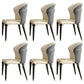 Minimalist Style Leather Dining Side Chairs Wingback Armless Chairs for Home Use Grey 6 Piece Set Clearhalo ' kitchen&dining_furn' 'Dining Chairs' 'Dining Tables & Seating' 'dining_chair' 'furn' 'furn_dining_chair' 'Furniture' 'furniture_dining_chair' 'Kitchen & Dining Furniture' 'kitchen' 3826007