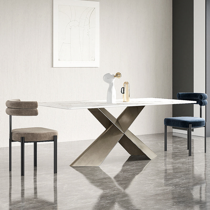 Scandinavian Style Upholstered Side Chairs Open Back Dining Side Armless Chair Clearhalo ' kitchen&dining_furn' 'Dining Chairs' 'Dining Tables & Seating' 'dining_chair' 'furn' 'furn_dining_chair' 'Furniture' 'furniture_dining_chair' 'Kitchen & Dining Furniture' 'kitchen' 3826134