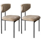 Scandinavian Linen Dining Chairs for Home Use Open Back Dining Side Chairs Beige 2 Piece Set Clearhalo ' kitchen&dining_furn' 'Dining Chairs' 'Dining Tables & Seating' 'dining_chair' 'furn' 'furn_dining_chair' 'Furniture' 'furniture_dining_chair' 'Kitchen & Dining Furniture' 'kitchen' 3826161