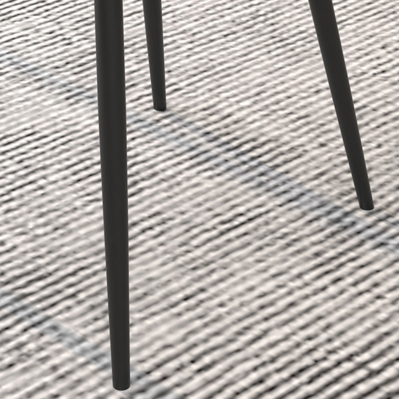 Contemporary Style Metal Dining Chairs Wingback Side Armless Chairs for Kitchen Clearhalo ' kitchen&dining_furn' 'Dining Chairs' 'Dining Tables & Seating' 'dining_chair' 'furn' 'furn_dining_chair' 'Furniture' 'furniture_dining_chair' 'Kitchen & Dining Furniture' 'kitchen' 3826177