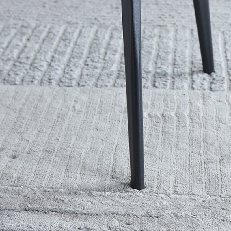 Contemporary Style Leather Chair Armless Parsons Chair with Metal Legs for Kitchen Clearhalo ' kitchen&dining_furn' 'Dining Chairs' 'Dining Tables & Seating' 'dining_chair' 'furn' 'furn_dining_chair' 'Furniture' 'furniture_dining_chair' 'Kitchen & Dining Furniture' 'kitchen' 3826195