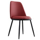Leather Scandinavian Restaurant Side Chair Parsons Matte Finish Dining Chair Burgundy 1 Piece Black Clearhalo ' kitchen&dining_furn' 'Dining Chairs' 'Dining Tables & Seating' 'dining_chair' 'furn' 'furn_dining_chair' 'Furniture' 'furniture_dining_chair' 'Kitchen & Dining Furniture' 'kitchen' 3826220
