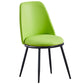 Leather Scandinavian Restaurant Side Chair Parsons Matte Finish Dining Chair Green 1 Piece Black Clearhalo ' kitchen&dining_furn' 'Dining Chairs' 'Dining Tables & Seating' 'dining_chair' 'furn' 'furn_dining_chair' 'Furniture' 'furniture_dining_chair' 'Kitchen & Dining Furniture' 'kitchen' 3826262