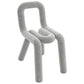 Velvet Designer Style Living Room Side Chair Colorful Open Dining Chair Light Gray 1 Piece Clearhalo ' kitchen&dining_furn' 'Dining Chairs' 'Dining Tables & Seating' 'dining_chair' 'furn' 'furn_dining_chair' 'Furniture' 'furniture_dining_chair' 'Kitchen & Dining Furniture' 'kitchen' 3826313