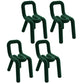 Velvet Designer Style Living Room Side Chair Colorful Open Dining Chair Blackish Green 4 Piece Set Clearhalo ' kitchen&dining_furn' 'Dining Chairs' 'Dining Tables & Seating' 'dining_chair' 'furn' 'furn_dining_chair' 'Furniture' 'furniture_dining_chair' 'Kitchen & Dining Furniture' 'kitchen' 3826328