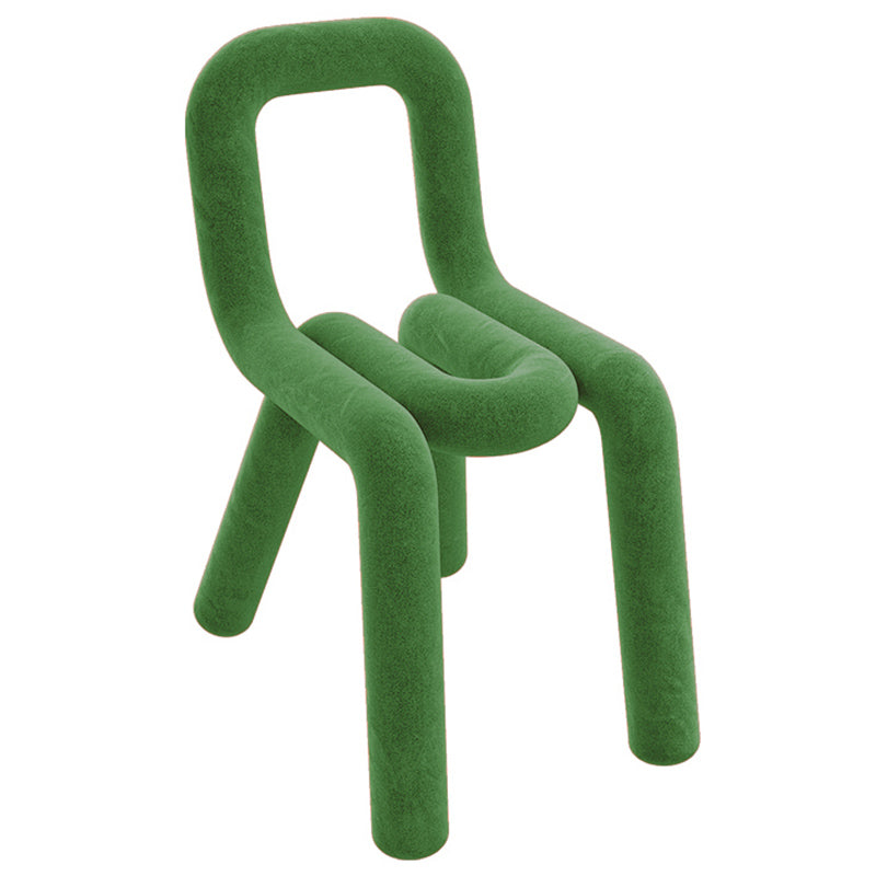 Velvet Designer Style Living Room Side Chair Colorful Open Dining Chair Olive Green 1 Piece Clearhalo ' kitchen&dining_furn' 'Dining Chairs' 'Dining Tables & Seating' 'dining_chair' 'furn' 'furn_dining_chair' 'Furniture' 'furniture_dining_chair' 'Kitchen & Dining Furniture' 'kitchen' 3826329