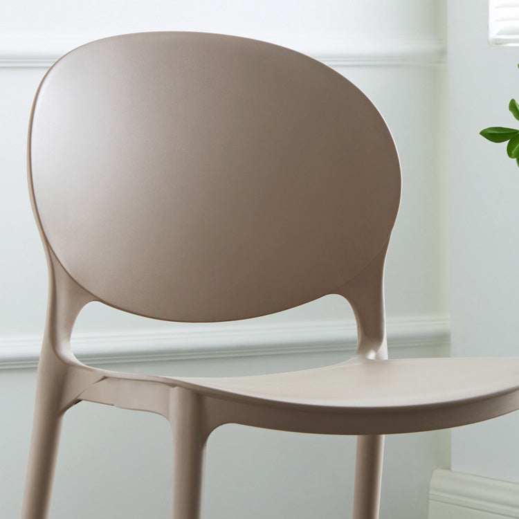 European Glam Style Plastic Chair Kitchen Dining Room Open Back Side Chairs Clearhalo ' kitchen&dining_furn' 'Dining Chairs' 'Dining Tables & Seating' 'dining_chair' 'furn' 'furn_dining_chair' 'Furniture' 'furniture_dining_chair' 'Kitchen & Dining Furniture' 'kitchen' 3826343