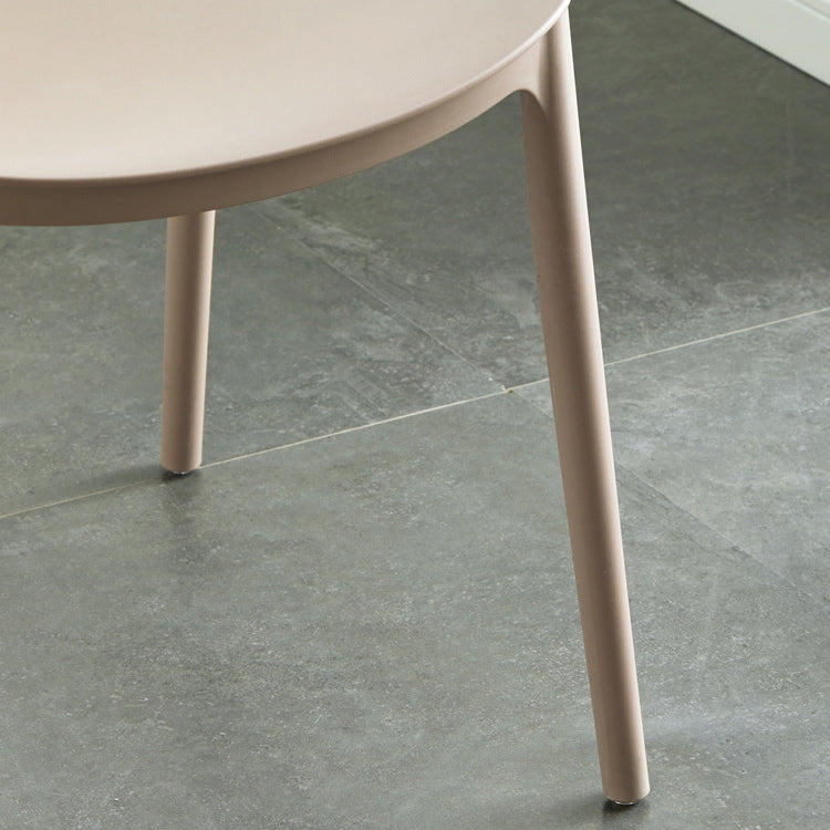 European Glam Style Plastic Chair Kitchen Dining Room Open Back Side Chairs Clearhalo ' kitchen&dining_furn' 'Dining Chairs' 'Dining Tables & Seating' 'dining_chair' 'furn' 'furn_dining_chair' 'Furniture' 'furniture_dining_chair' 'Kitchen & Dining Furniture' 'kitchen' 3826345