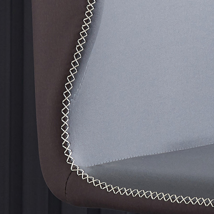 Contemporary Style Metal Chairs Wingback Side Kitchen Dining Room Chair Clearhalo ' kitchen&dining_furn' 'Dining Chairs' 'Dining Tables & Seating' 'dining_chair' 'furn' 'furn_dining_chair' 'Furniture' 'furniture_dining_chair' 'Kitchen & Dining Furniture' 'kitchen' 3826380