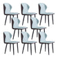 Contemporary Style Metal Chairs Wingback Side Kitchen Dining Room Chair Light Green 8 Piece Set Clearhalo ' kitchen&dining_furn' 'Dining Chairs' 'Dining Tables & Seating' 'dining_chair' 'furn' 'furn_dining_chair' 'Furniture' 'furniture_dining_chair' 'Kitchen & Dining Furniture' 'kitchen' 3826386