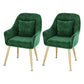 Scandinavian Style Metal Dining Chairs Coffee Shop Cushion Chair with Arm Blackish Green 2 Piece Set Brass Gold Clearhalo ' kitchen&dining_furn' 'Dining Chairs' 'Dining Tables & Seating' 'dining_chair' 'furn' 'furn_dining_chair' 'Furniture' 'furniture_dining_chair' 'Kitchen & Dining Furniture' 'kitchen' 3826397