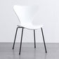 Contemporary Style Metal Chairs Kitchen Dining Solid Back Sides Chair Set White 1 Piece Black Clearhalo ' kitchen&dining_furn' 'Dining Chairs' 'Dining Tables & Seating' 'dining_chair' 'furn' 'furn_dining_chair' 'Furniture' 'furniture_dining_chair' 'Kitchen & Dining Furniture' 'kitchen' 3826504