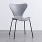 Contemporary Style Metal Chairs Kitchen Dining Solid Back Sides Chair Set Grey 1 Piece Black Clearhalo ' kitchen&dining_furn' 'Dining Chairs' 'Dining Tables & Seating' 'dining_chair' 'furn' 'furn_dining_chair' 'Furniture' 'furniture_dining_chair' 'Kitchen & Dining Furniture' 'kitchen' 3826507