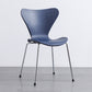 Contemporary Style Metal Chairs Kitchen Dining Solid Back Sides Chair Set Blue 1 Piece Silver Clearhalo ' kitchen&dining_furn' 'Dining Chairs' 'Dining Tables & Seating' 'dining_chair' 'furn' 'furn_dining_chair' 'Furniture' 'furniture_dining_chair' 'Kitchen & Dining Furniture' 'kitchen' 3826516