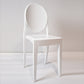 European Glam Style Plastic Chair Open Back Side Kitchen Dining Chairs White 1 Piece Clearhalo ' kitchen&dining_furn' 'Dining Chairs' 'Dining Tables & Seating' 'dining_chair' 'furn' 'furn_dining_chair' 'Furniture' 'furniture_dining_chair' 'Kitchen & Dining Furniture' 'kitchen' 3826585