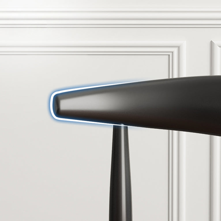 Contemporary Metal Side Chair Restaurant Armless Cow Horn Open Back Dining Side Chair Clearhalo ' kitchen&dining_furn' 'Dining Chairs' 'Dining Tables & Seating' 'dining_chair' 'furn' 'furn_dining_chair' 'Furniture' 'furniture_dining_chair' 'Kitchen & Dining Furniture' 'kitchen' 3826616