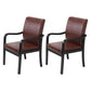 Modern Upholstered Dining Arm Chair Solid Back Dining Armchair with Wood Legs Tan 2 Piece Set Black Clearhalo ' kitchen&dining_furn' 'Dining Chairs' 'Dining Tables & Seating' 'dining_chair' 'furn' 'furn_dining_chair' 'Furniture' 'furniture_dining_chair' 'Kitchen & Dining Furniture' 'kitchen' 3826661