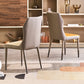 Scandinavian Style Upholstered Armless Dining Chairs Wingback Side Chair for Home Clearhalo ' kitchen&dining_furn' 'Dining Chairs' 'Dining Tables & Seating' 'dining_chair' 'furn' 'furn_dining_chair' 'Furniture' 'furniture_dining_chair' 'Kitchen & Dining Furniture' 'kitchen' 3826699