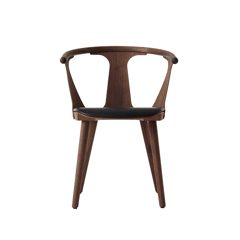 Scandinavian Style Upholstered Side Chair Slat Back Armless Dining Chair Walnut 1 Piece Clearhalo ' kitchen&dining_furn' 'Dining Chairs' 'Dining Tables & Seating' 'dining_chair' 'furn' 'furn_dining_chair' 'Furniture' 'furniture_dining_chair' 'Kitchen & Dining Furniture' 'kitchen' 3826721