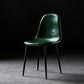 PU Leather Armless Dining Chairs Solid Back Dining Side Chair with Metal Legs Blackish Green 1 Piece Black Clearhalo ' kitchen&dining_furn' 'Dining Chairs' 'Dining Tables & Seating' 'dining_chair' 'furn' 'furn_dining_chair' 'Furniture' 'furniture_dining_chair' 'Kitchen & Dining Furniture' 'kitchen' 3826739