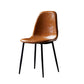 PU Leather Armless Dining Chairs Solid Back Dining Side Chair with Metal Legs Clearhalo ' kitchen&dining_furn' 'Dining Chairs' 'Dining Tables & Seating' 'dining_chair' 'furn' 'furn_dining_chair' 'Furniture' 'furniture_dining_chair' 'Kitchen & Dining Furniture' 'kitchen' 3826742
