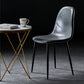 PU Leather Armless Dining Chairs Solid Back Dining Side Chair with Metal Legs Clearhalo ' kitchen&dining_furn' 'Dining Chairs' 'Dining Tables & Seating' 'dining_chair' 'furn' 'furn_dining_chair' 'Furniture' 'furniture_dining_chair' 'Kitchen & Dining Furniture' 'kitchen' 3826756