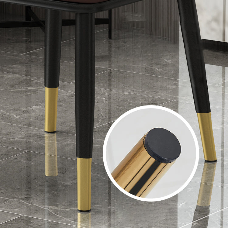 Scandinavian Style Metal Dining Chair Dining Room Parsons Armless Chair Clearhalo ' kitchen&dining_furn' 'Dining Chairs' 'Dining Tables & Seating' 'dining_chair' 'furn' 'furn_dining_chair' 'Furniture' 'furniture_dining_chair' 'Kitchen & Dining Furniture' 'kitchen' 3826793