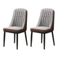 Scandinavian Style Metal Dining Chair Dining Room Parsons Armless Chair Gray Coffee 2 Piece Set Black Clearhalo ' kitchen&dining_furn' 'Dining Chairs' 'Dining Tables & Seating' 'dining_chair' 'furn' 'furn_dining_chair' 'Furniture' 'furniture_dining_chair' 'Kitchen & Dining Furniture' 'kitchen' 3826797