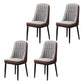 Scandinavian Style Metal Dining Chair Dining Room Parsons Armless Chair Gray Coffee 4 Piece Set Black Clearhalo ' kitchen&dining_furn' 'Dining Chairs' 'Dining Tables & Seating' 'dining_chair' 'furn' 'furn_dining_chair' 'Furniture' 'furniture_dining_chair' 'Kitchen & Dining Furniture' 'kitchen' 3826798