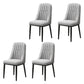 Scandinavian Style Metal Dining Chair Dining Room Parsons Armless Chair Grey 4 Piece Set Black Clearhalo ' kitchen&dining_furn' 'Dining Chairs' 'Dining Tables & Seating' 'dining_chair' 'furn' 'furn_dining_chair' 'Furniture' 'furniture_dining_chair' 'Kitchen & Dining Furniture' 'kitchen' 3826801