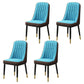 Scandinavian Style Metal Dining Chair Dining Room Parsons Armless Chair Blue Coffee 4 Piece Set Brass Gold Clearhalo ' kitchen&dining_furn' 'Dining Chairs' 'Dining Tables & Seating' 'dining_chair' 'furn' 'furn_dining_chair' 'Furniture' 'furniture_dining_chair' 'Kitchen & Dining Furniture' 'kitchen' 3826807