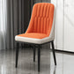 Scandinavian Style Metal Dining Chair Dining Room Parsons Armless Chair Orange White 1 Piece Black Clearhalo ' kitchen&dining_furn' 'Dining Chairs' 'Dining Tables & Seating' 'dining_chair' 'furn' 'furn_dining_chair' 'Furniture' 'furniture_dining_chair' 'Kitchen & Dining Furniture' 'kitchen' 3826850