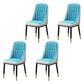 Scandinavian Style Metal Dining Chair Dining Room Parsons Armless Chair Blue-White 4 Piece Set Brass Gold Clearhalo ' kitchen&dining_furn' 'Dining Chairs' 'Dining Tables & Seating' 'dining_chair' 'furn' 'furn_dining_chair' 'Furniture' 'furniture_dining_chair' 'Kitchen & Dining Furniture' 'kitchen' 3826855