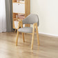 Upholstered Scandinavian Coffee Shop Arm Chair Open Matte Finish Dining Chair Light Gray 1 Piece Clearhalo ' kitchen&dining_furn' 'Dining Chairs' 'Dining Tables & Seating' 'dining_chair' 'furn' 'furn_dining_chair' 'Furniture' 'furniture_dining_chair' 'Kitchen & Dining Furniture' 'kitchen' 3826980