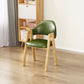 Upholstered Scandinavian Coffee Shop Arm Chair Open Matte Finish Dining Chair Blackish Green 1 Piece Clearhalo ' kitchen&dining_furn' 'Dining Chairs' 'Dining Tables & Seating' 'dining_chair' 'furn' 'furn_dining_chair' 'Furniture' 'furniture_dining_chair' 'Kitchen & Dining Furniture' 'kitchen' 3826983