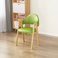 Upholstered Scandinavian Coffee Shop Arm Chair Open Matte Finish Dining Chair Green 1 Piece Clearhalo ' kitchen&dining_furn' 'Dining Chairs' 'Dining Tables & Seating' 'dining_chair' 'furn' 'furn_dining_chair' 'Furniture' 'furniture_dining_chair' 'Kitchen & Dining Furniture' 'kitchen' 3827001