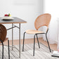 Contemporary Metal Dining Room Chairs Wood Dining Armless chairs for Home Use Clearhalo ' kitchen&dining_furn' 'Dining Chairs' 'Dining Tables & Seating' 'dining_chair' 'furn' 'furn_dining_chair' 'Furniture' 'furniture_dining_chair' 'Kitchen & Dining Furniture' 'kitchen' 3827035